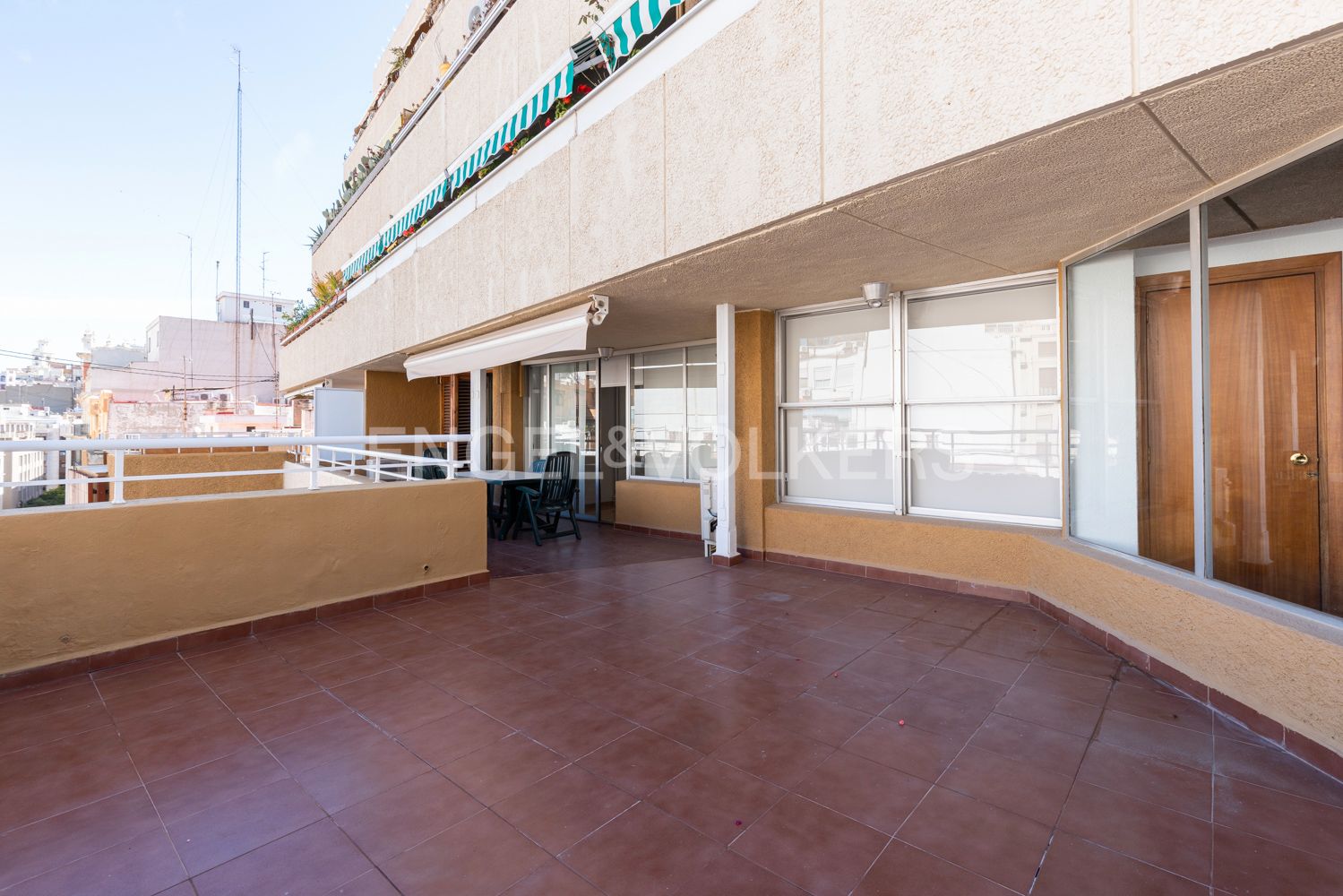 Terrace of Apartment to rent in  Valencia Capital  with Air Conditioner, Heating and Terrace