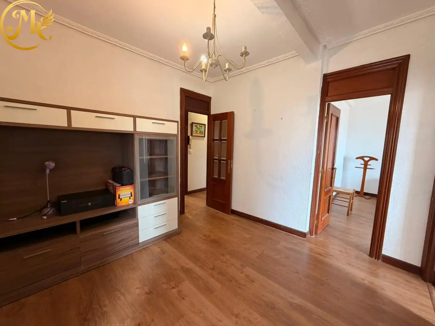Living room of Flat for sale in Santander  with Private garden, Parquet flooring and Terrace