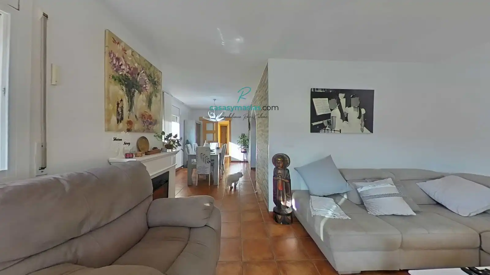 Sala de estar de Casa o chalet en venta en Cunit con Aire acondicionado, Calefacción y Piscina
