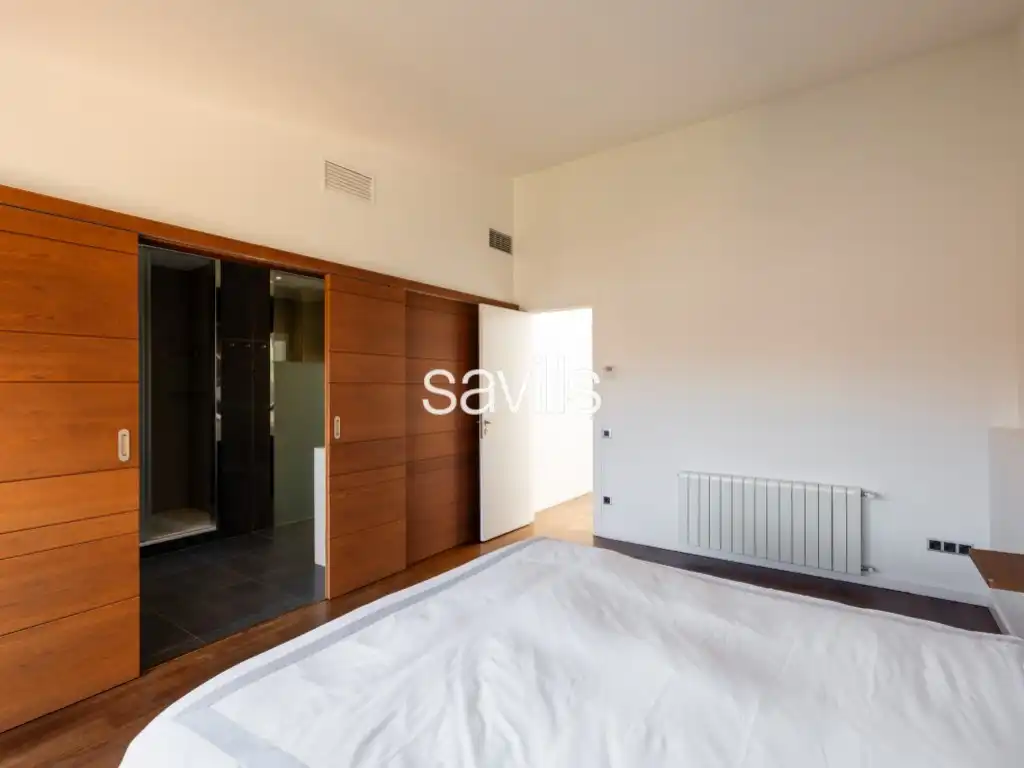 Schlafzimmer von Haus oder Chalet zur Miete in Barcelona mit Privatgarten und Schwimmbad