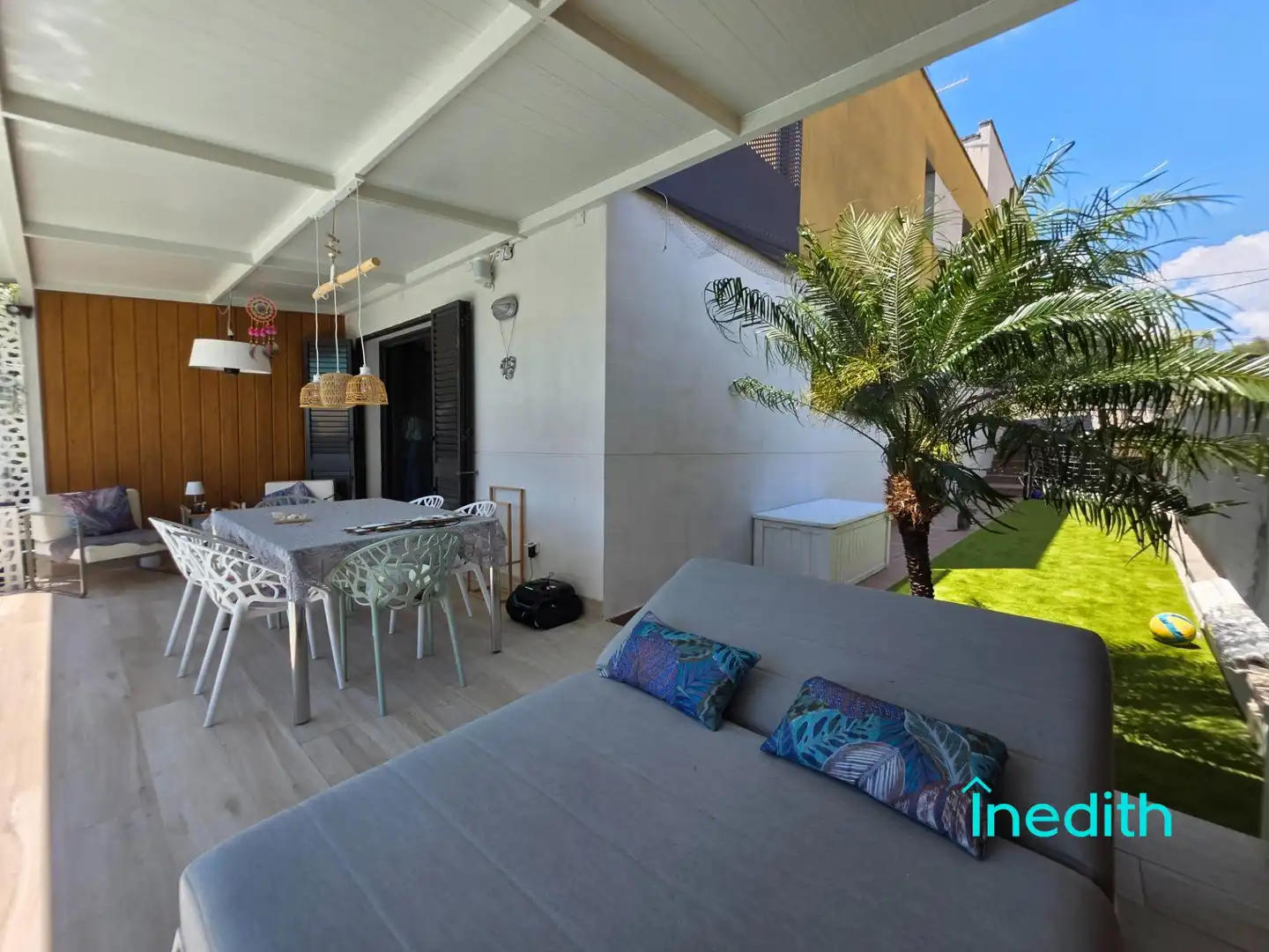 Terraza de Casa o chalet en venta en Cubelles con Aire acondicionado, Calefacción y Jardín privado