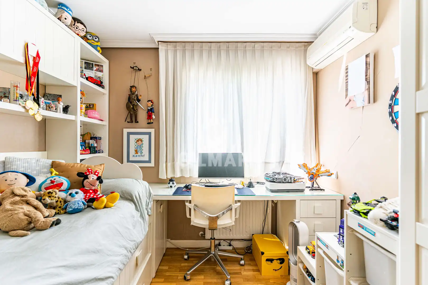 Bedroom of Flat for sale in Madrid  with Heating, Private garden and Storage room