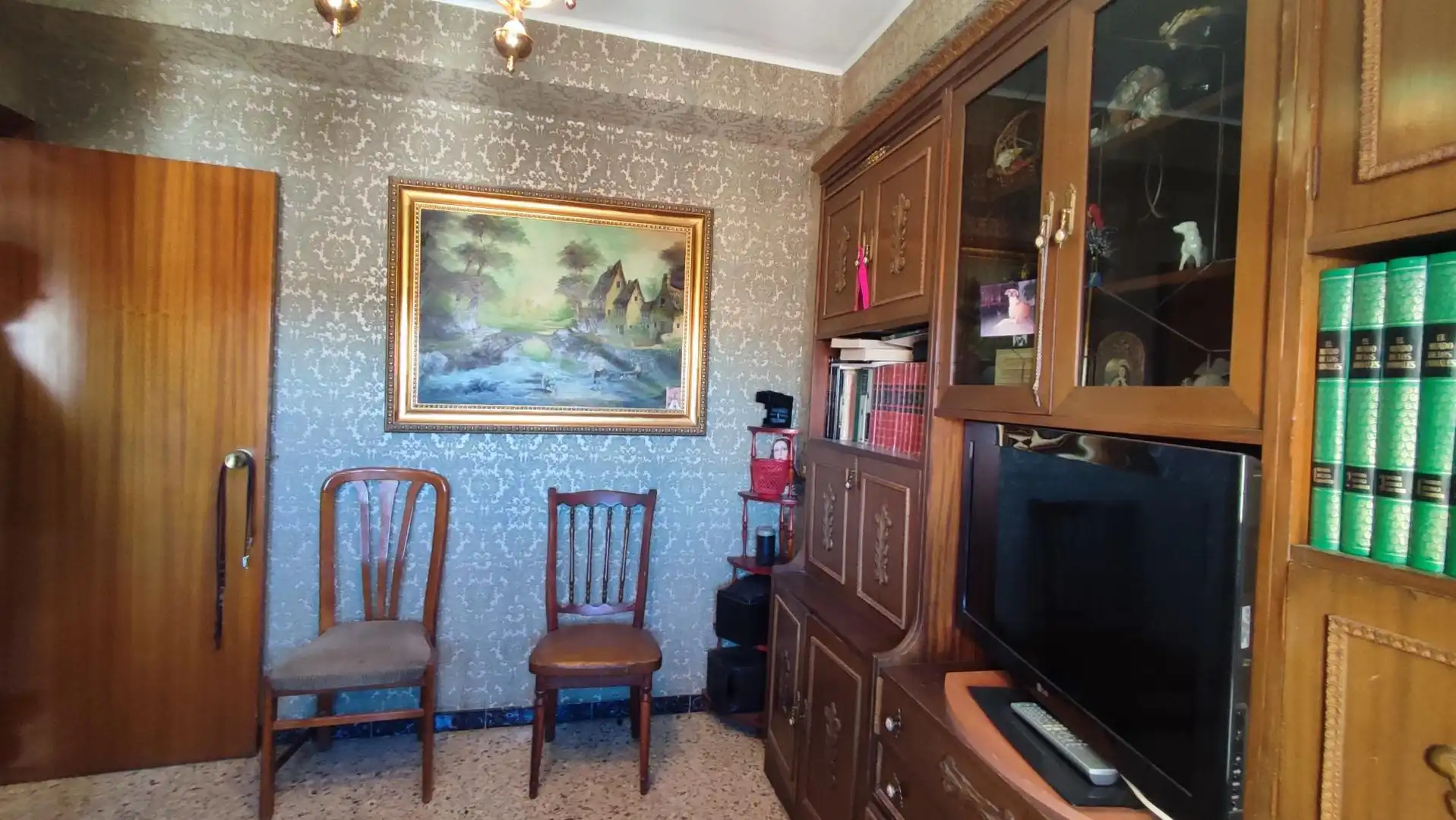 Living room of Flat for sale in Zaragoza  with Air Conditioner, Heating and Terrace