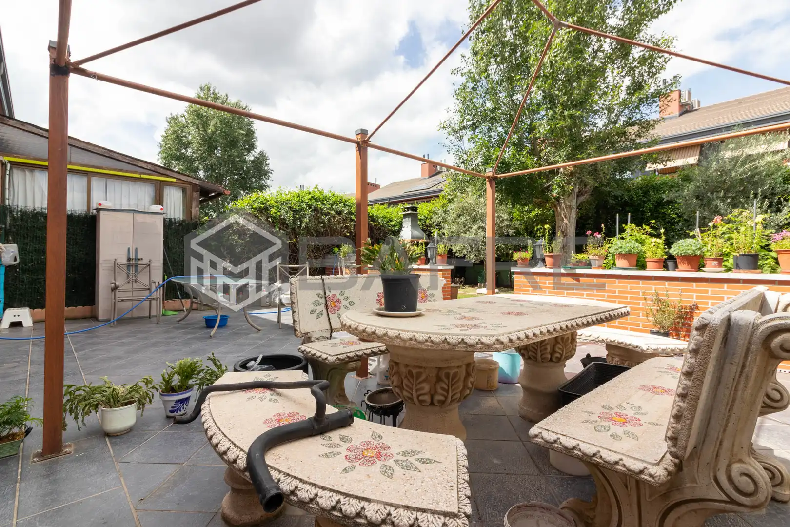 Terrassa de Casa o xalet en venda en Getafe amb Calefacció, Jardí privat i Terrassa
