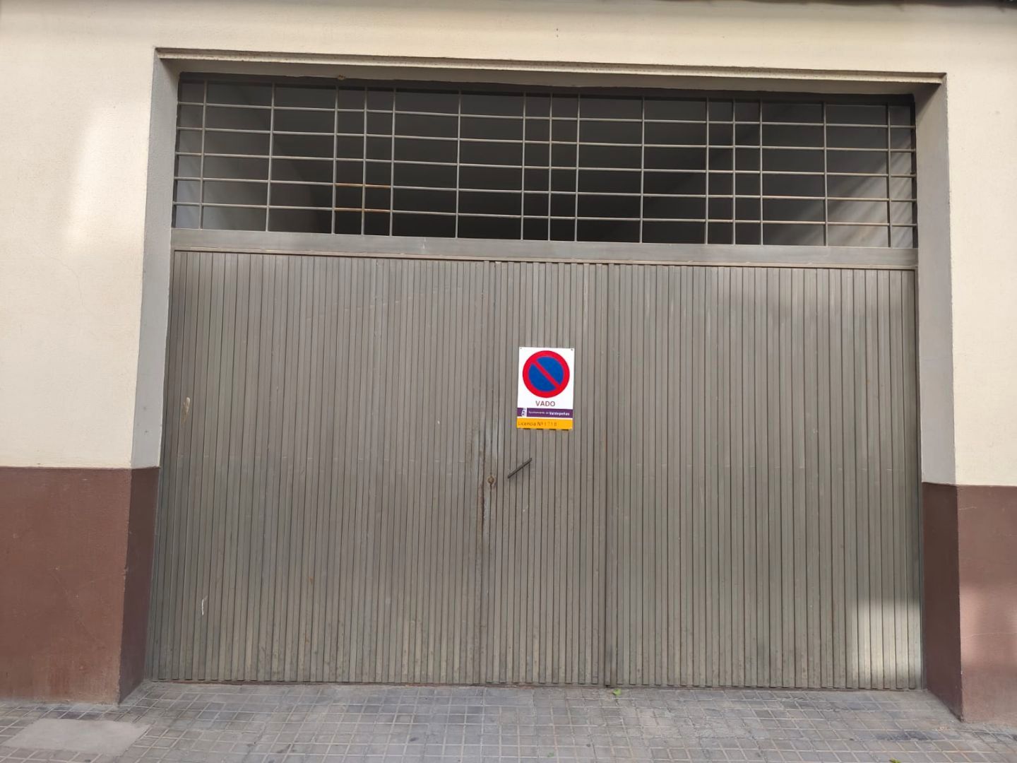 Vista exterior de Garaje de alquiler en Valdepeñas