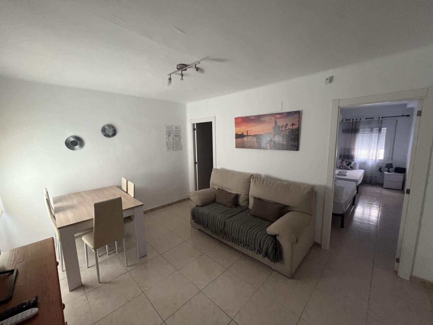 Sala de estar de Piso en venta en  Sevilla Capital con Aire acondicionado y Balcón