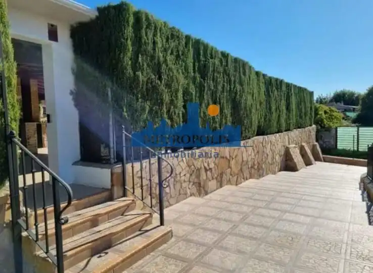 Vista exterior de Casa o chalet en venta en Burriana / Borriana con Aire acondicionado, Jardín privado y Terraza