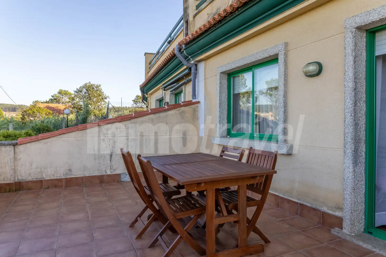 Terrassa de Apartament en venda en Sanxenxo amb Terrassa, Traster i Moblat