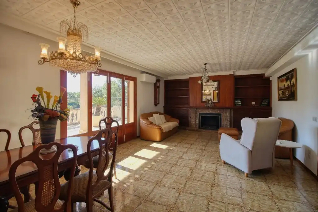 Sala d'estar de Casa o xalet en venda en Alcúdia amb Jardí privat, Terrassa i Traster