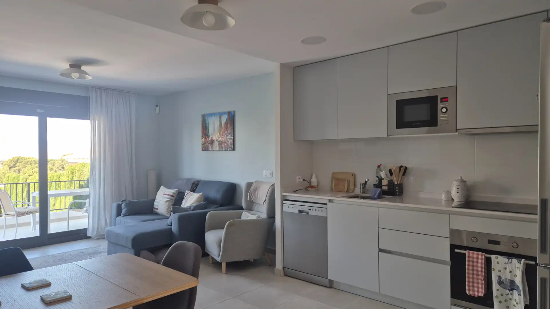 Sala de estar de Casa o chalet en venta en Busot con Aire acondicionado, Calefacción y Jardín privado