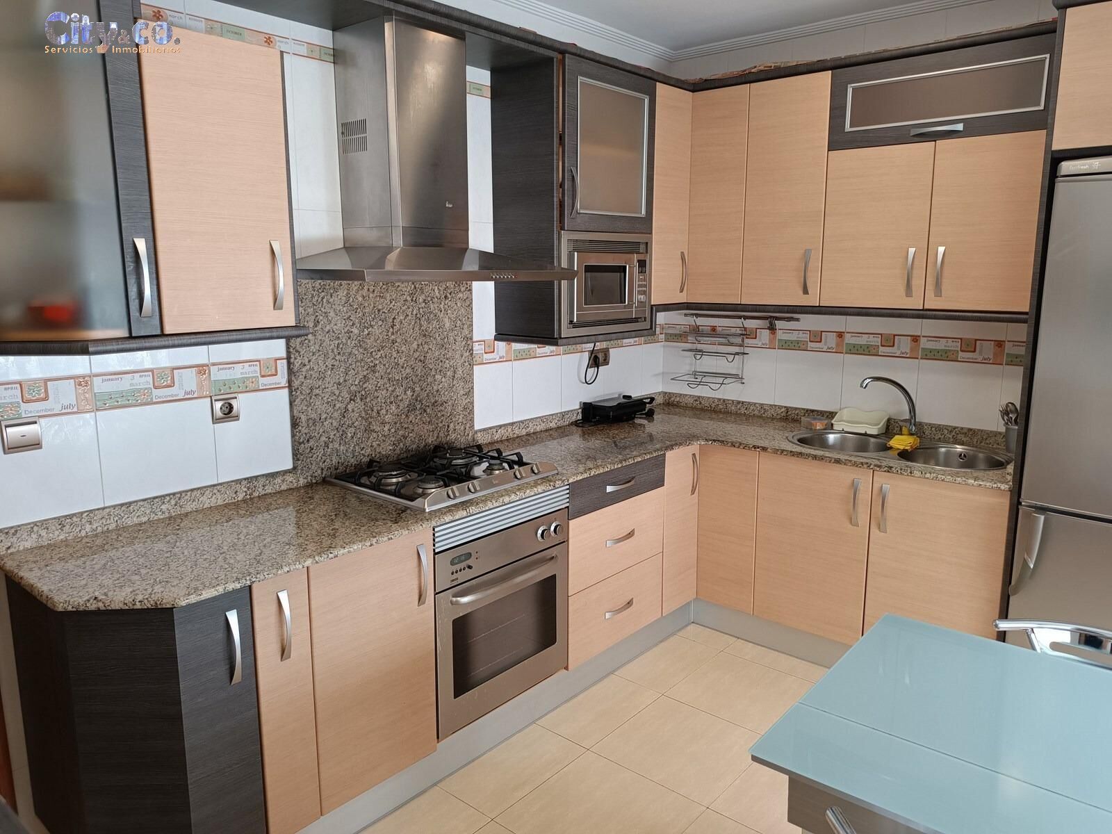 Küche von Wohnung miete in Alguazas mit Klimaanlage, Terrasse und Balkon
