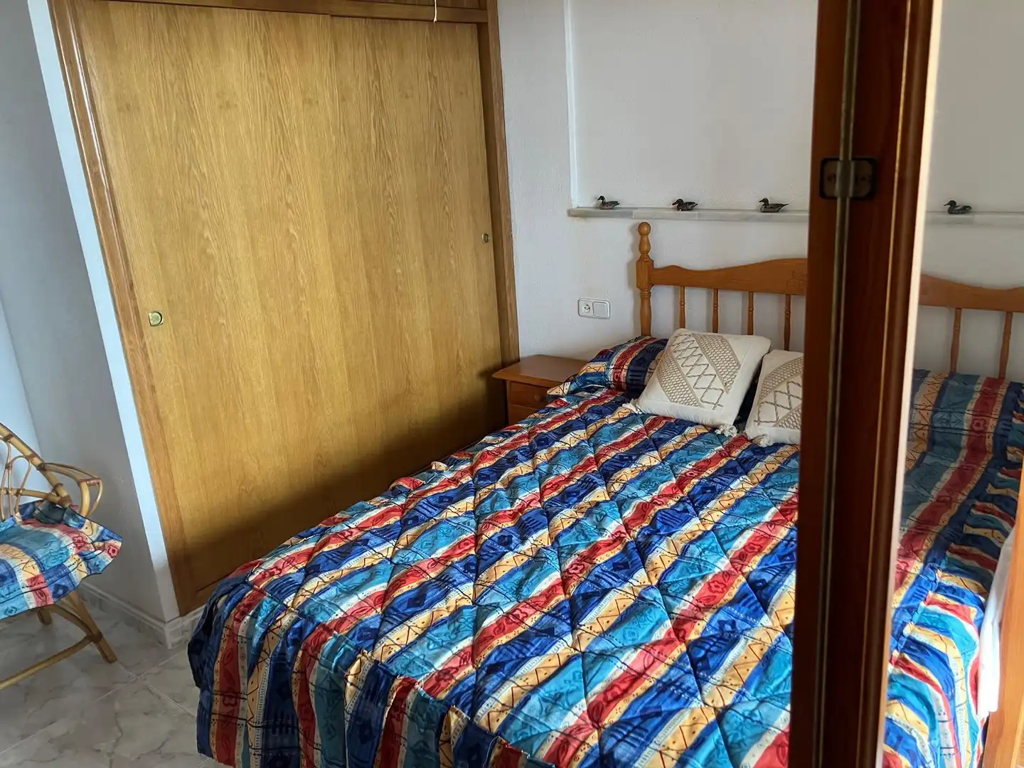 Schlafzimmer von Einfamilien-Reihenhaus zur Miete in Santa Pola mit Möbliert und Haustiere erlaubt