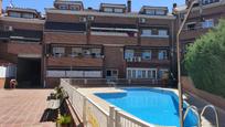 Swimming pool of Duplex for sale in Sevilla la Nueva  with Heating, Parquet flooring and Storage room