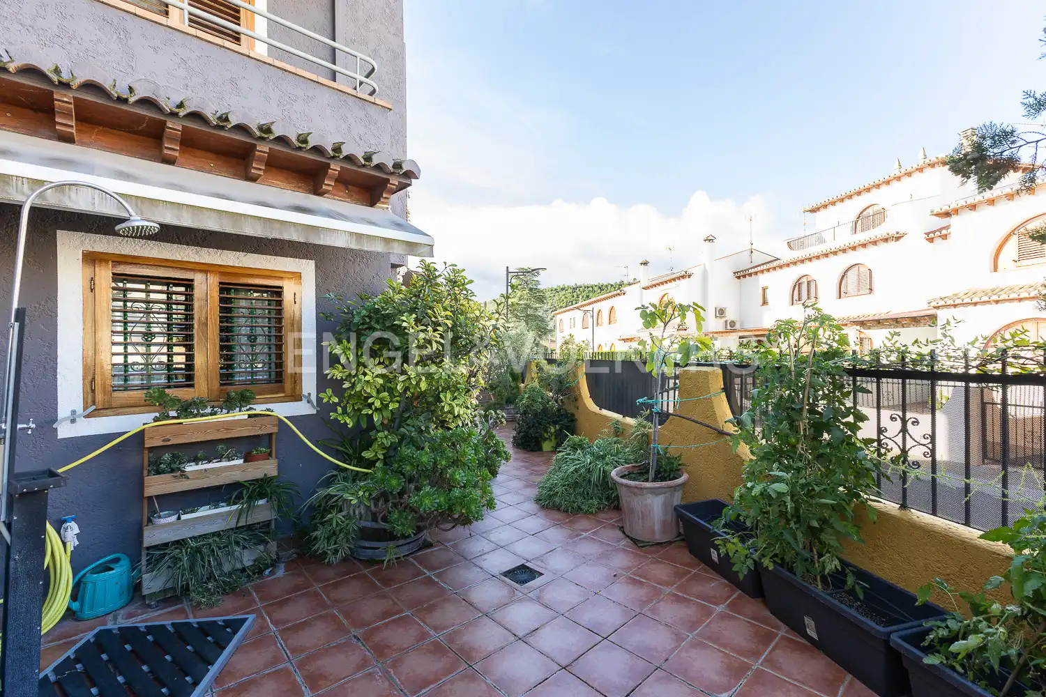 Terraza de Casa adosada en venta en Viver con Calefacción, Terraza y Amueblado