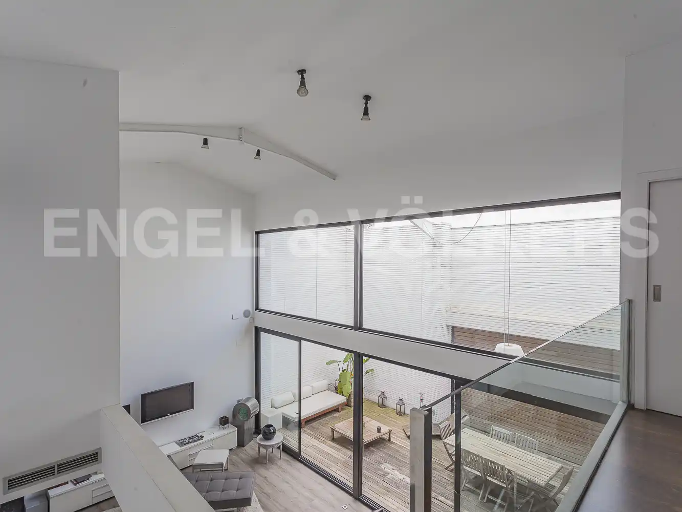 Sala de estar de Loft en venta en Barcelona con Aire acondicionado, Calefacción y Jardín privado
