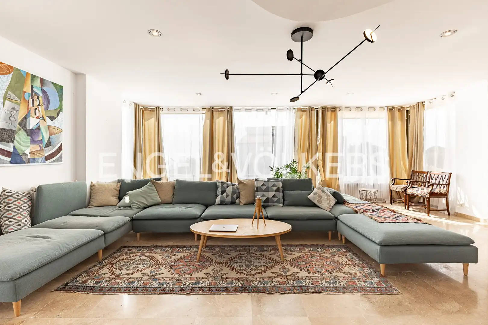 Living room of Houses for rent in Caldes d'Estrac  with Air Conditioner, Heating and Private garden