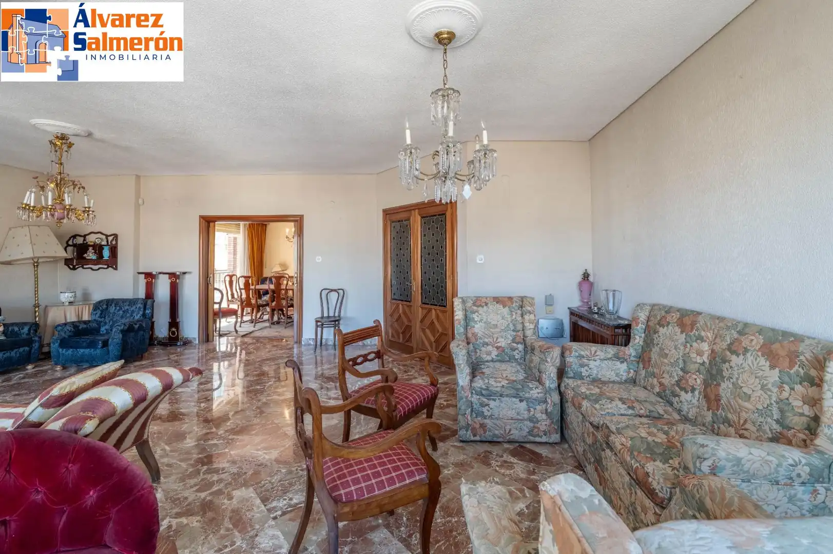 Sala de estar de Piso en venta en Granada con Terraza y Balcón