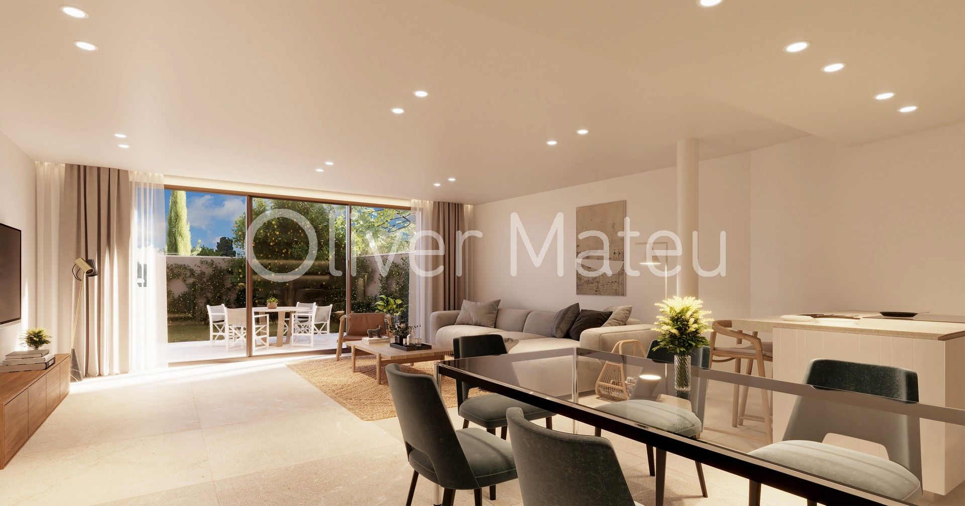 Living room of Single-family semi-detached for sale in Marratxí  with Air Conditioner, Private garden and Terrace