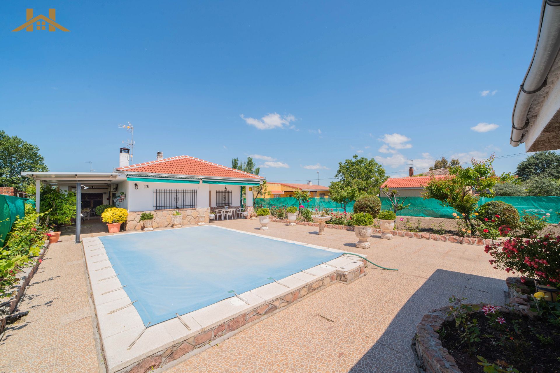 Jardí de Casa o xalet en venda en Santa Cruz del Retamar amb Aire condicionat, Calefacció i Jardí privat