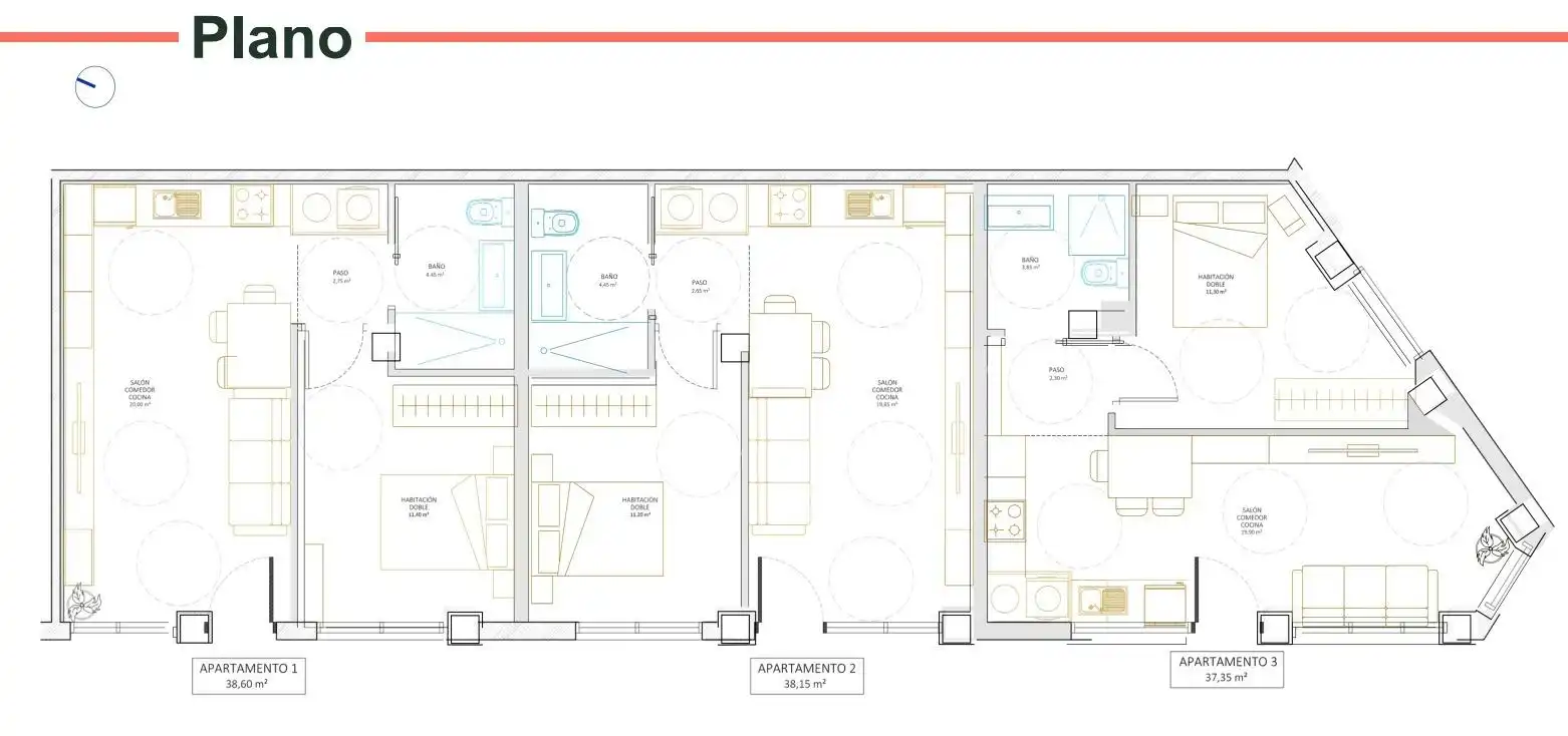 Apartments for sale in La Flota