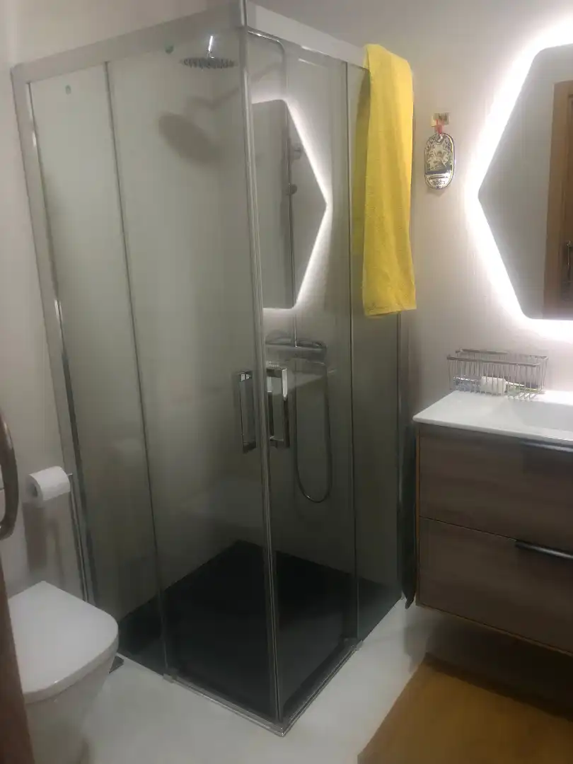 Bathroom of Houses for sale in Plasencia  with Private garden, Swimming Pool and Furnished
