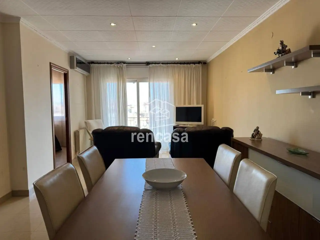 Dining room of Flat for sale in  Lleida Capital  with Air Conditioner, Heating and Terrace