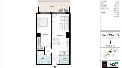 Foto 2 de Apartamento en venta en Avenida Avenida Universidad, San Mamés - La Palomera, León Capital