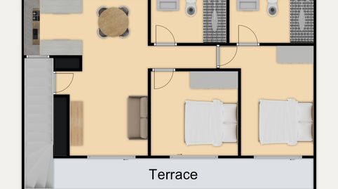 Foto 2 de Àtic en venda a Pueblo Latino, Pilar de la Horadada