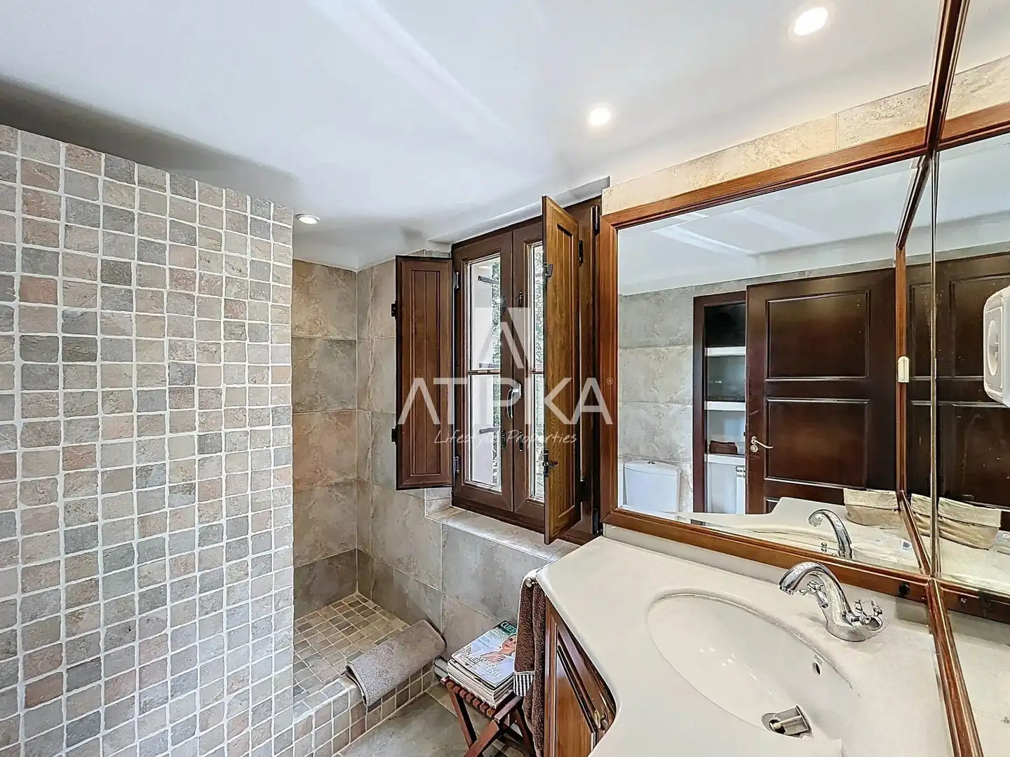 Baño de Finca rústica en venta en Vallgorguina con Calefacción, Parquet y Trastero