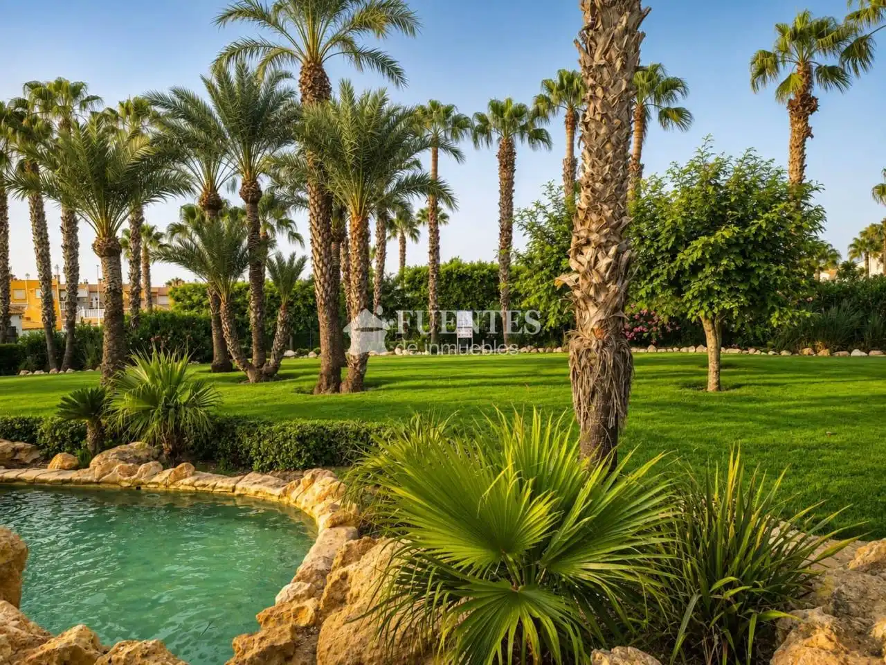 Jardín de Casa o chalet en venta en Santa Pola con Aire acondicionado, Terraza y Piscina comunitaria