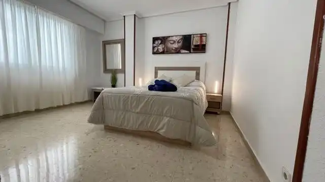 Bedroom of Apartments for rent in Benidorm  with Air Conditioner, Terrace and Furnished