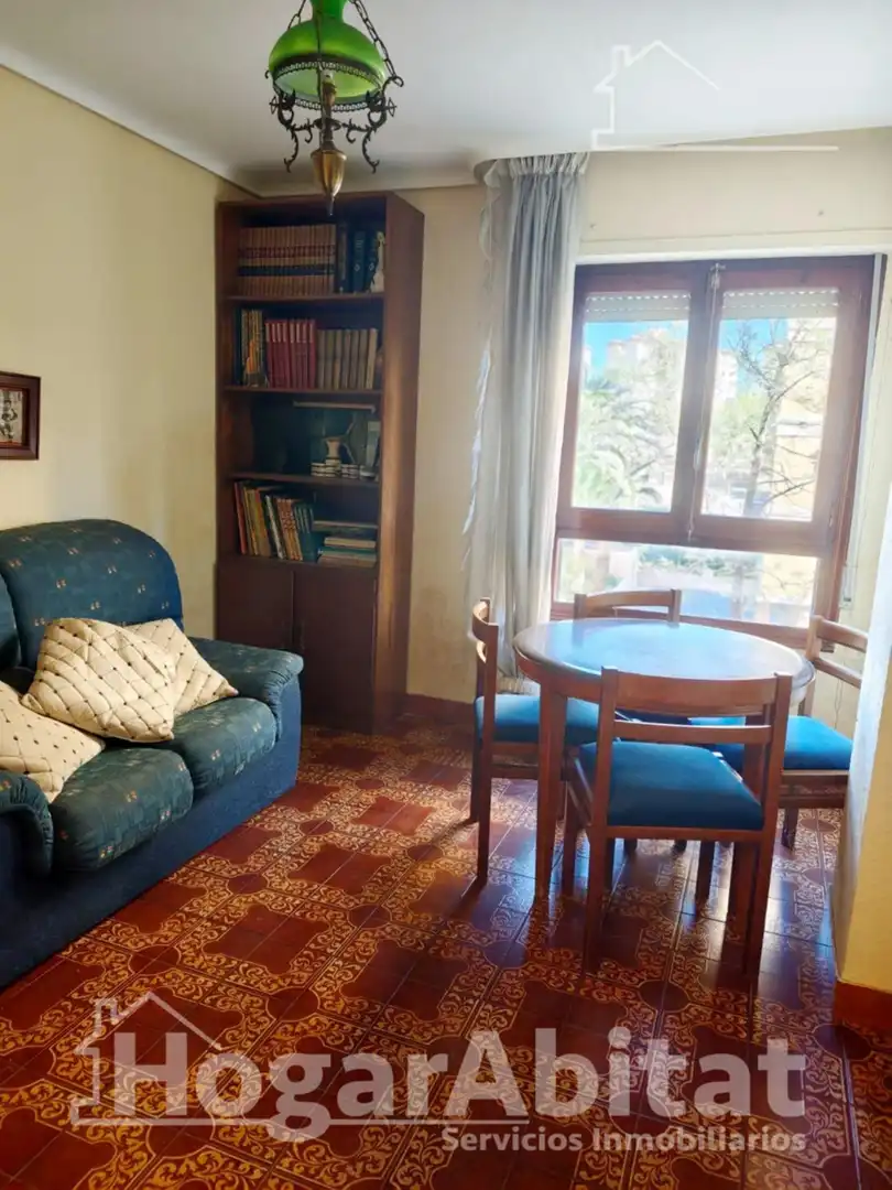 Sala d'estar de Pis en venda en Castellón de la Plana / Castelló de la Plana amb Jardí privat i Balcó