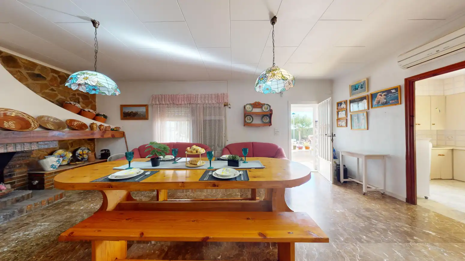 Comedor de Casa o chalet en venta en Novelda con Aire acondicionado, Jardín privado y Terraza