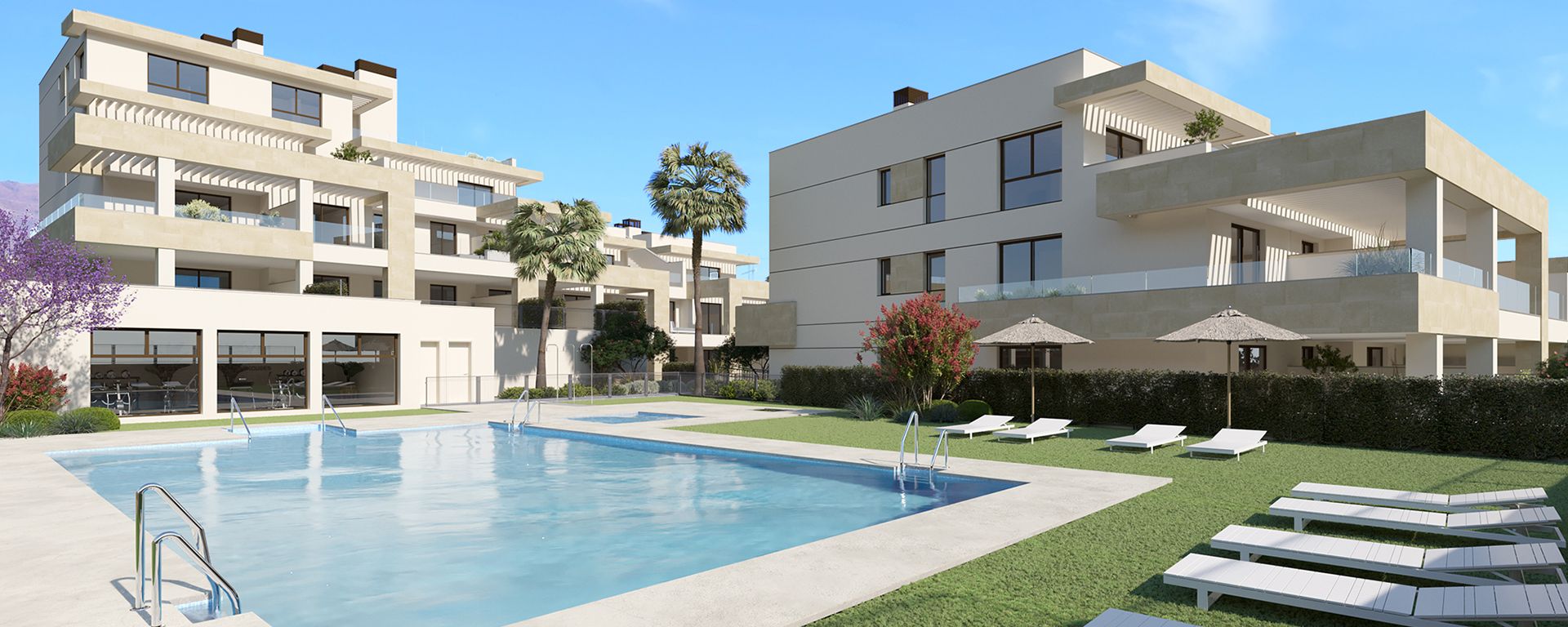 Swimming pool of Flat for sale in Estepona  with Terrace
