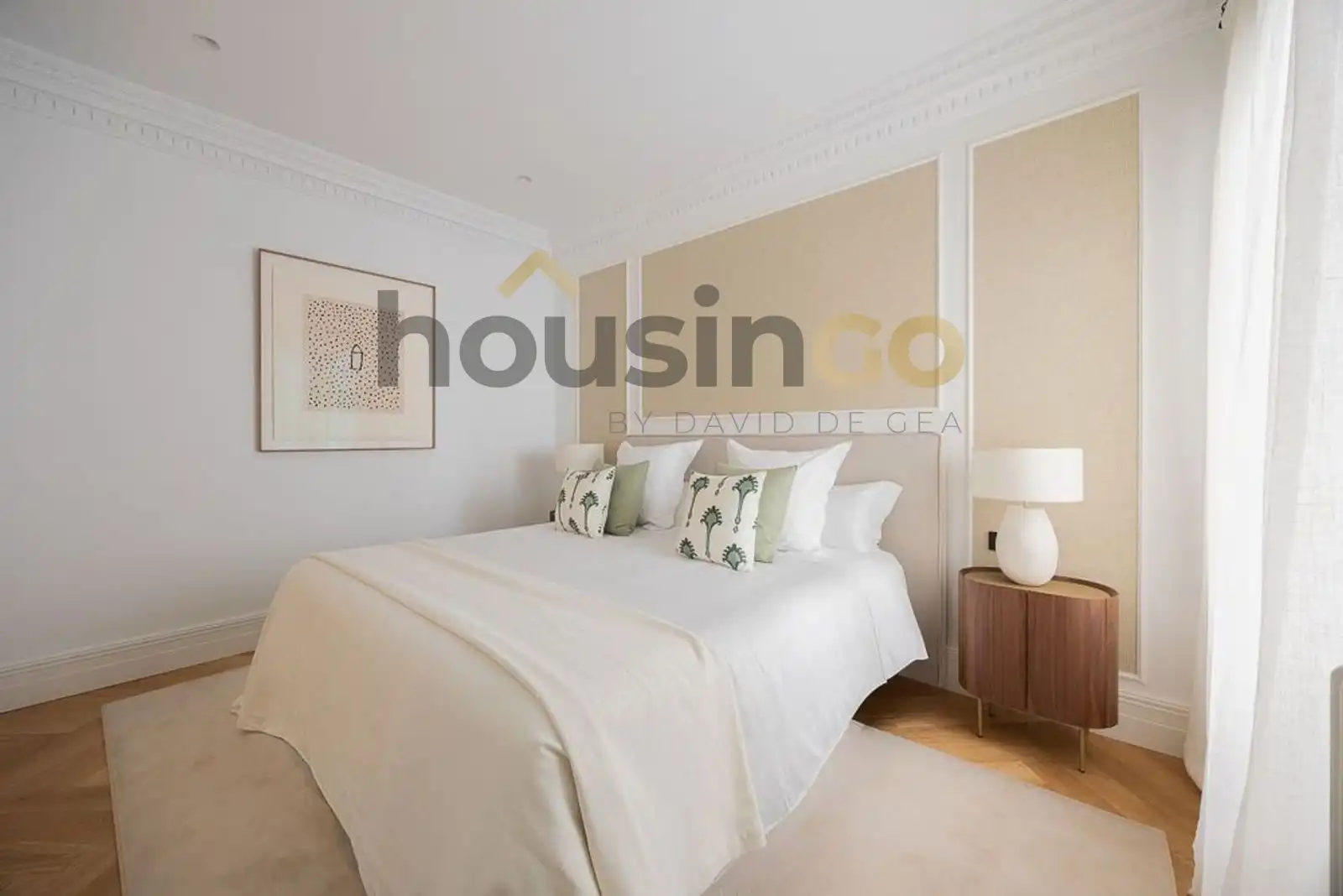 Bedroom of Flat for sale in Madrid  with Air Conditioner, Heating and Parquet flooring