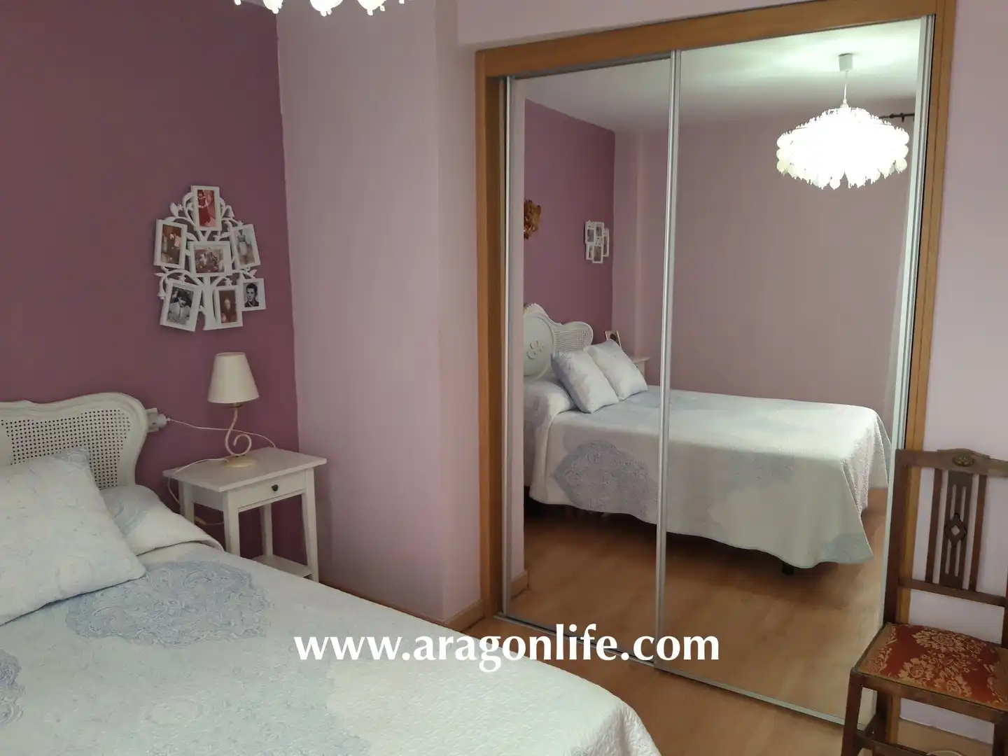Habitación de Casa o chalet en venta en Caspe con Aire acondicionado, Parquet y Amueblado