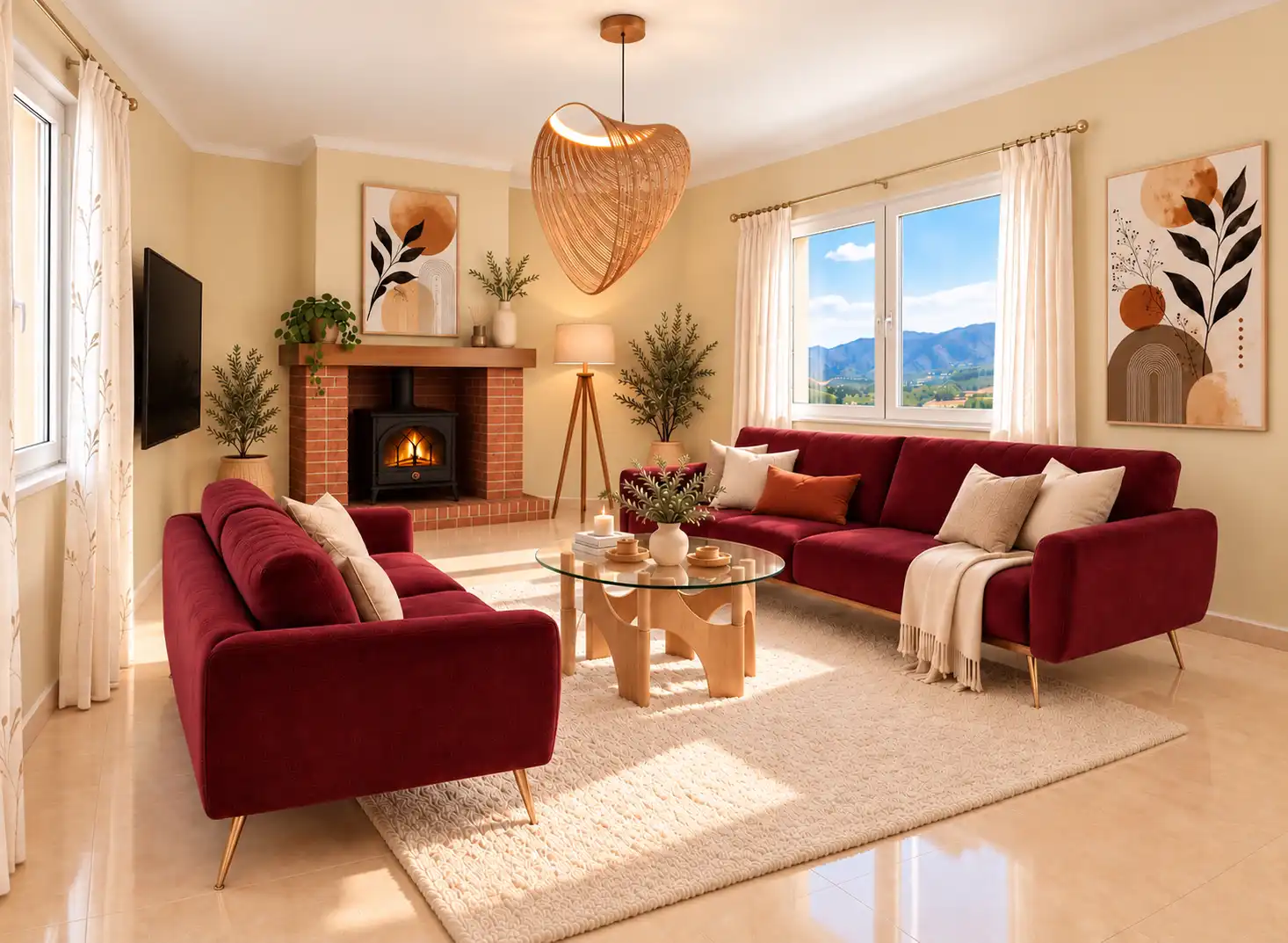 Wohnzimmer von Haus oder Chalet zur Miete in Xaló, Alicante