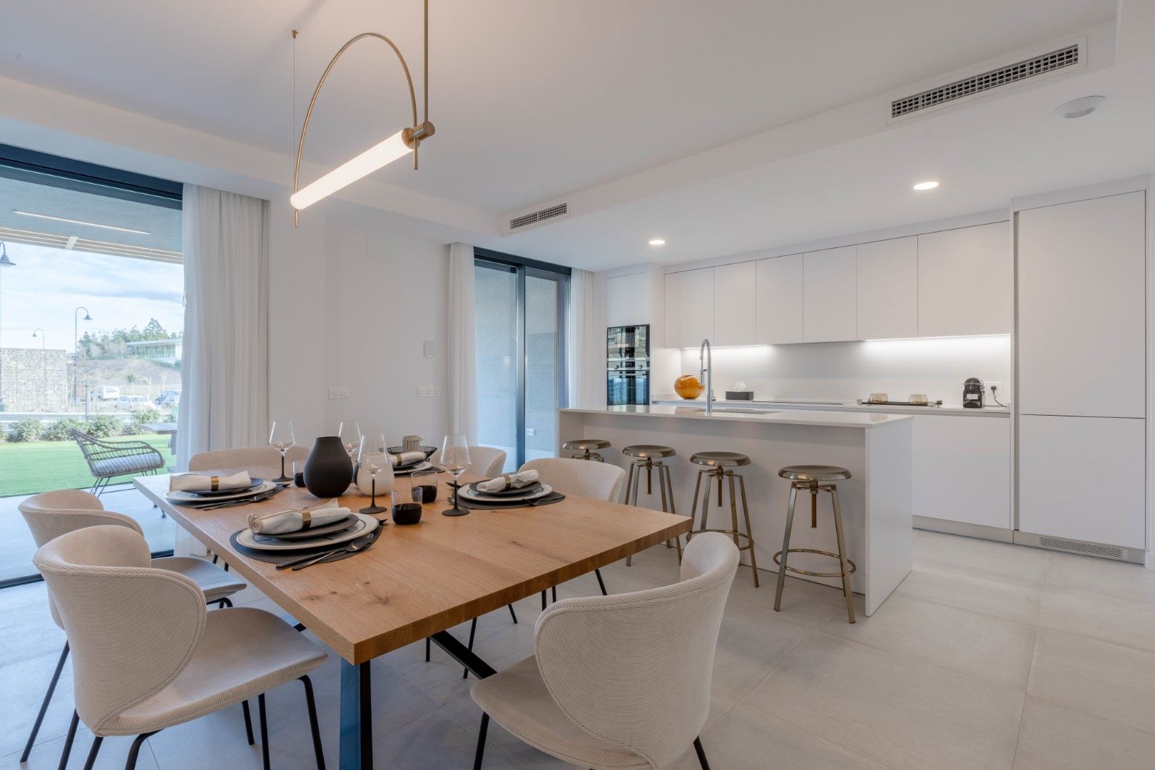 Kitchen of Single-family semi-detached for sale in Mijas  with Air Conditioner, Heating and Private garden