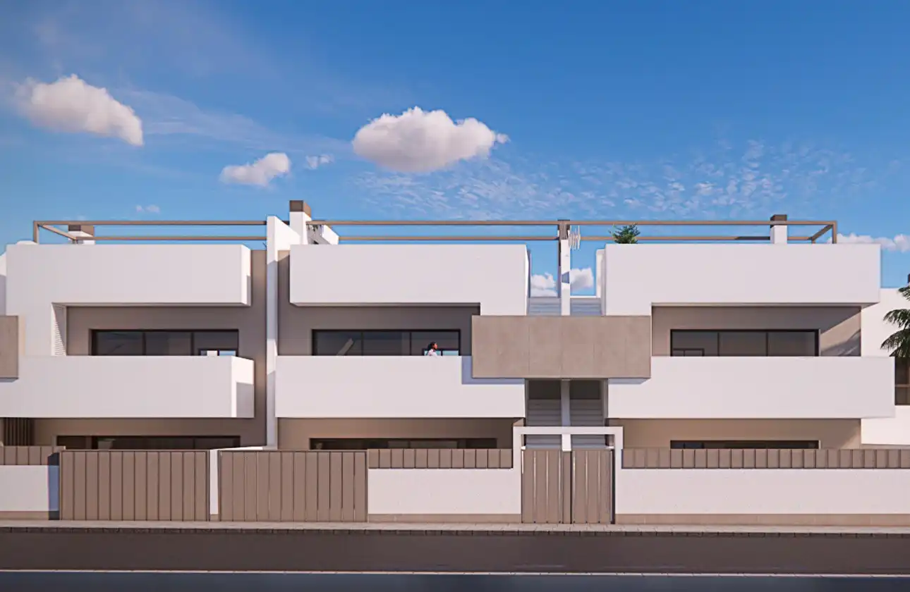 Vista exterior de Planta baixa en venda en Pilar de la Horadada amb Aire condicionat, Calefacció i Terrassa