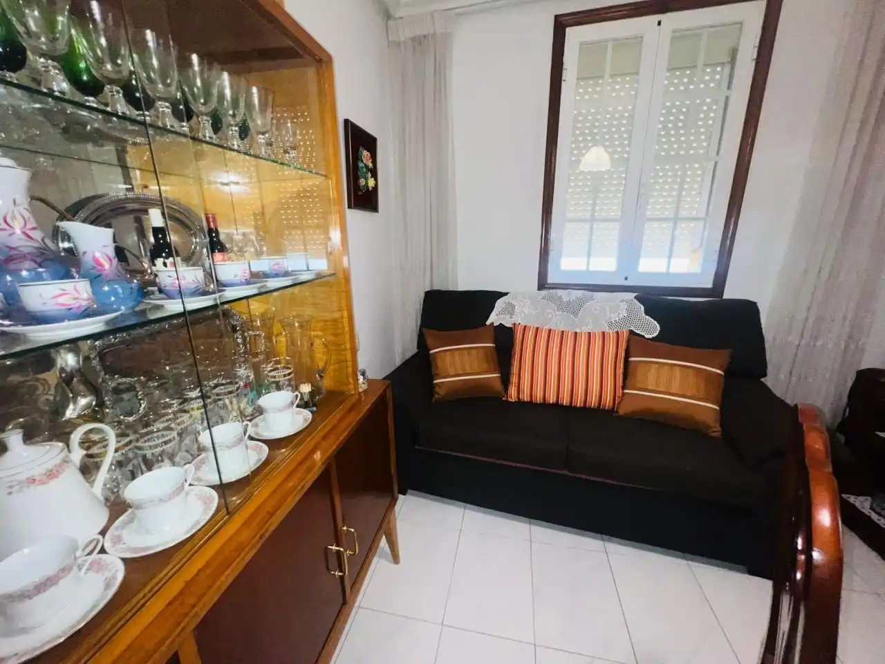 Living room of Houses for sale in Ourense Capital   with Heating, Terrace and Furnished