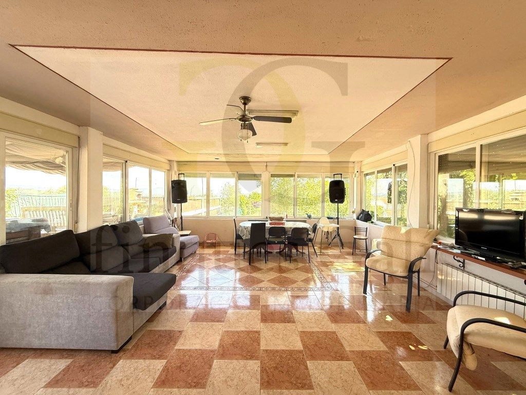 Living room of House or chalet for sale in Sant Salvador de Guardiola  with Air Conditioner, Private garden and Terrace