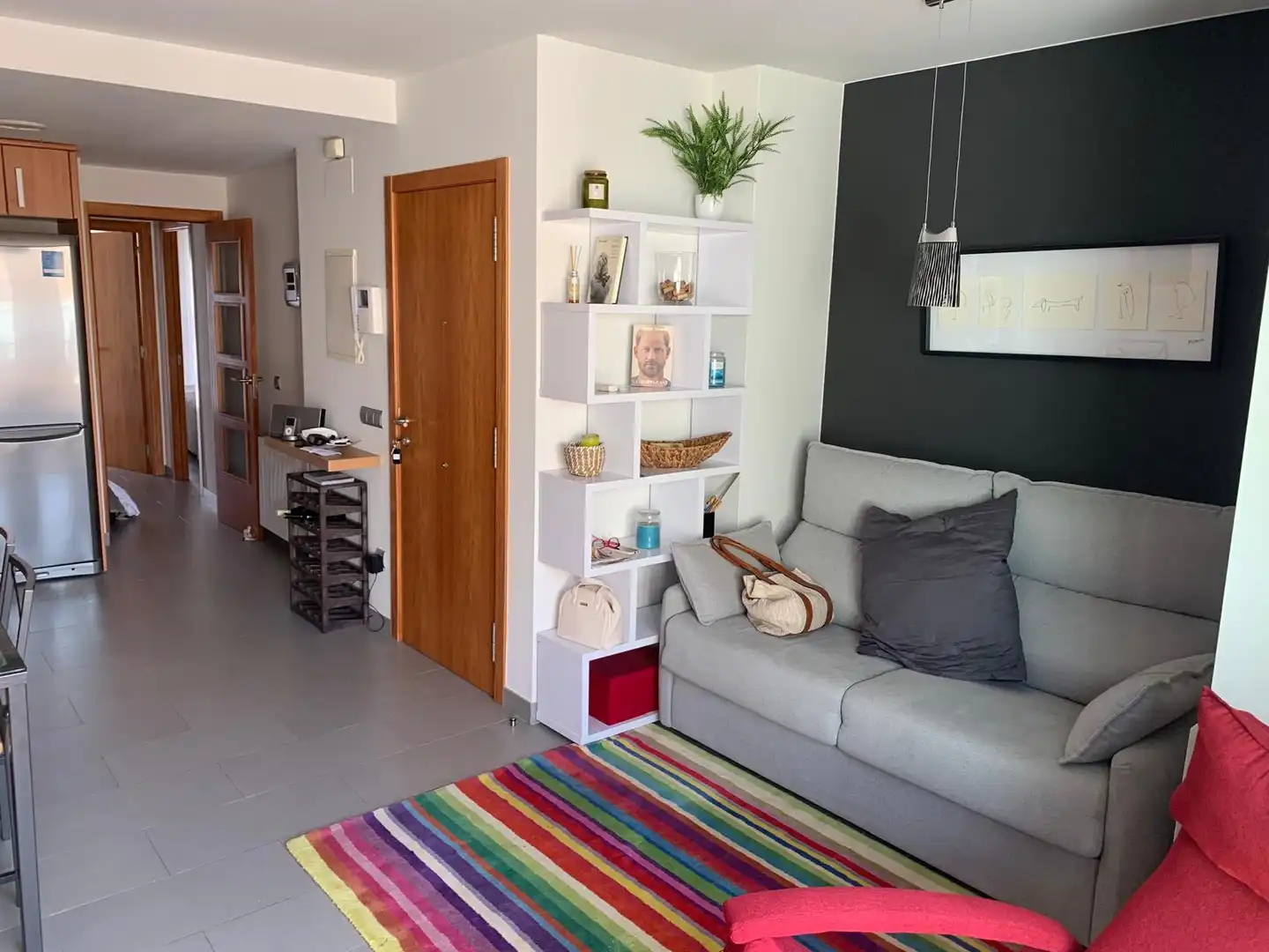 Living room of Flat for sale in Roses  with Air Conditioner, Heating and Terrace