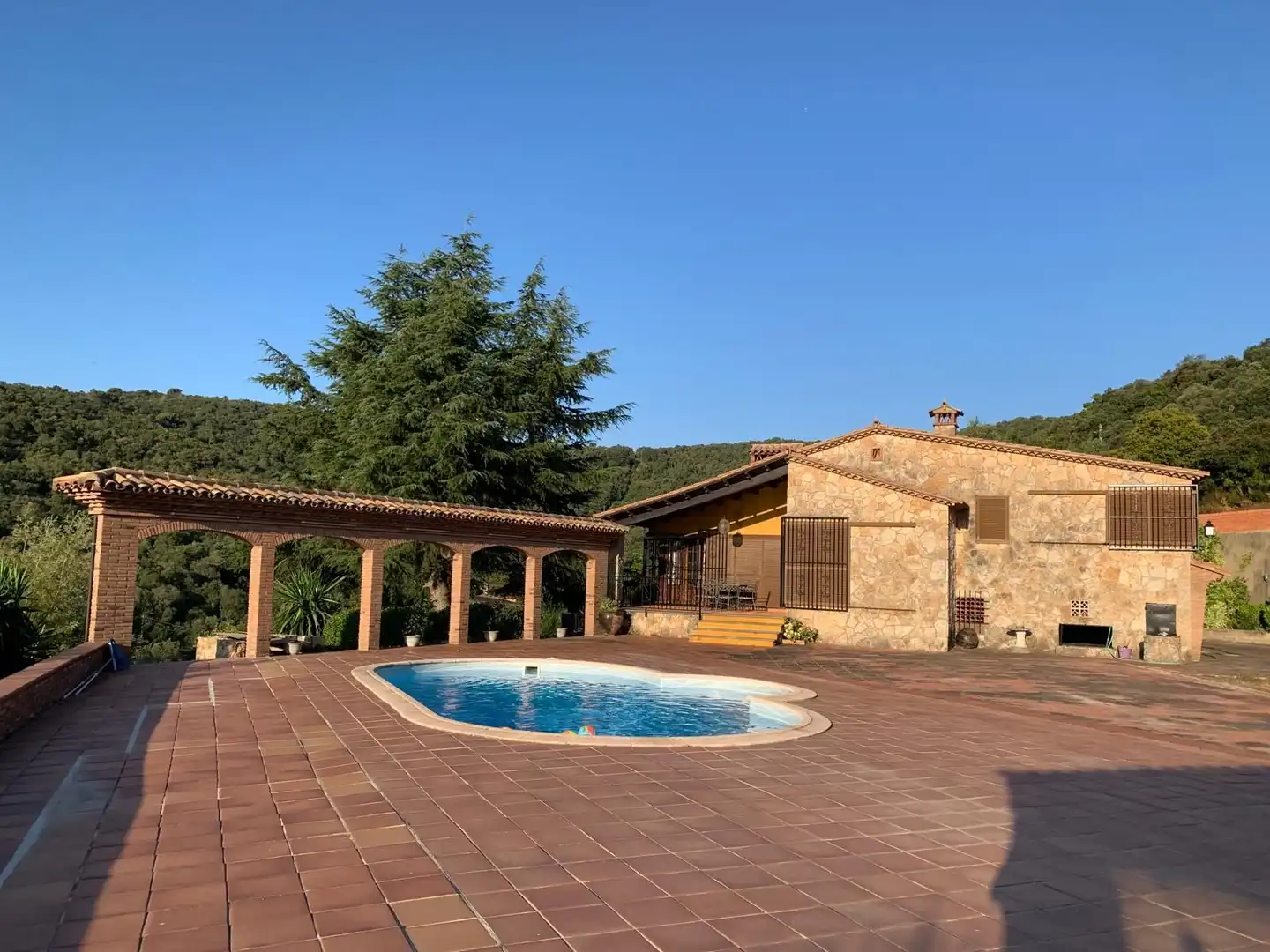 Piscina de Casa o chalet en venta en Santa Cristina d'Aro con Calefacción, Jardín privado y Terraza