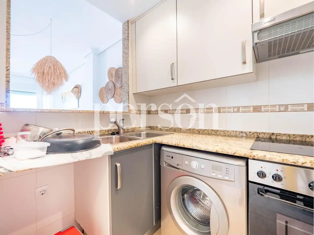 Küche von Wohnung zum Verkauf in Moncofa mit Klimaanlage, Heizung und Terrasse