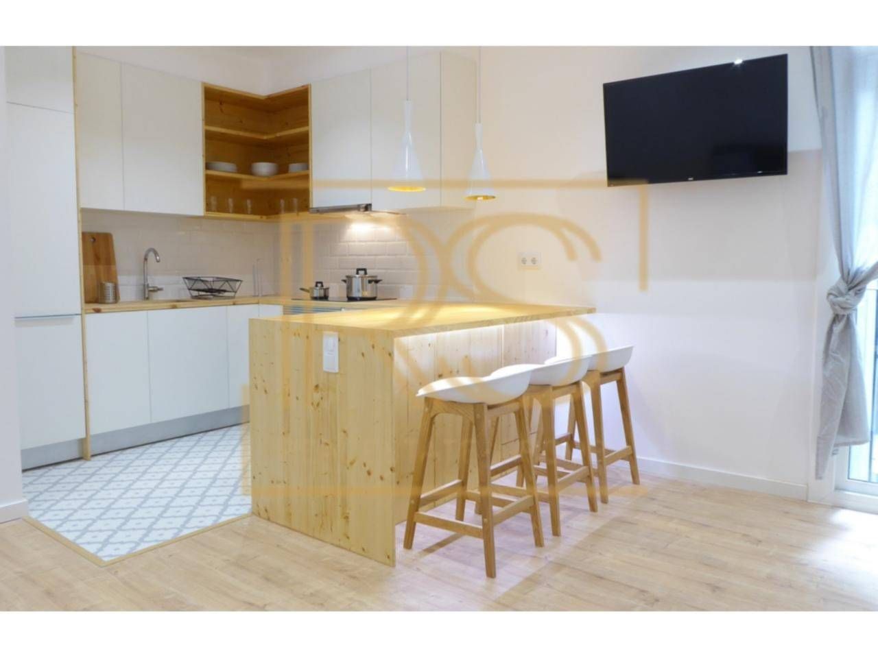 Cuina de Loft en venda en  Barcelona Capital amb Aire condicionat, Calefacció i Parquet