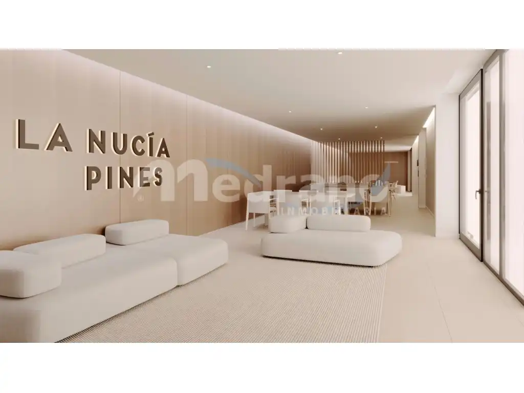 Sala de estar de Piso en venta en La Nucia con Aire acondicionado, Jardín privado y Terraza
