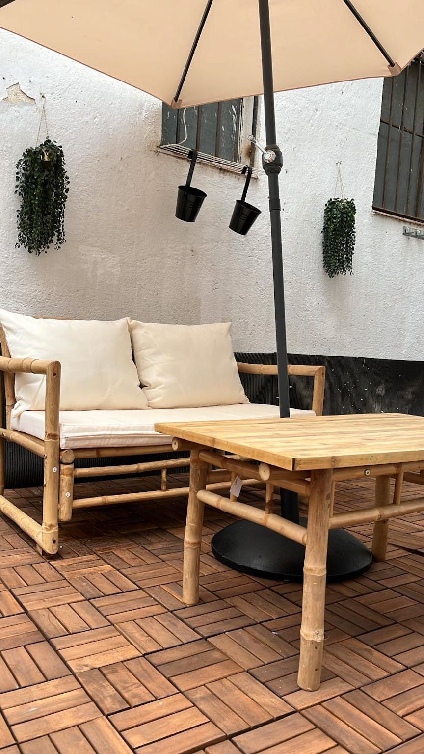 Terrassa de Pis de lloguer en  Madrid Capital amb Calefacció, Jardí privat i Moblat