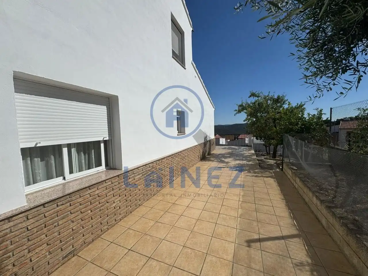 Vista exterior de Casa o xalet en venda en Villaharta amb Calefacció, Jardí privat i Terrassa