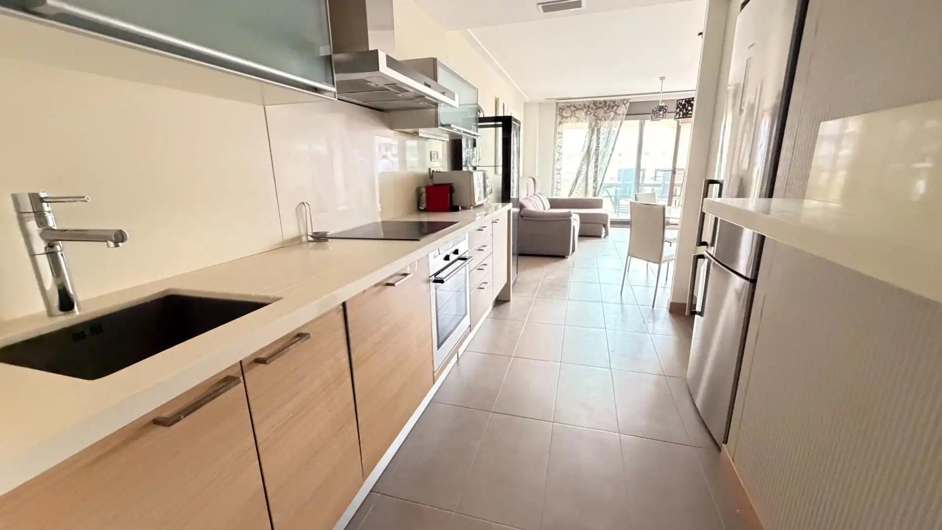 Kitchen of Apartments for sale in Elche / Elx  with Air Conditioner, Private garden and Terrace