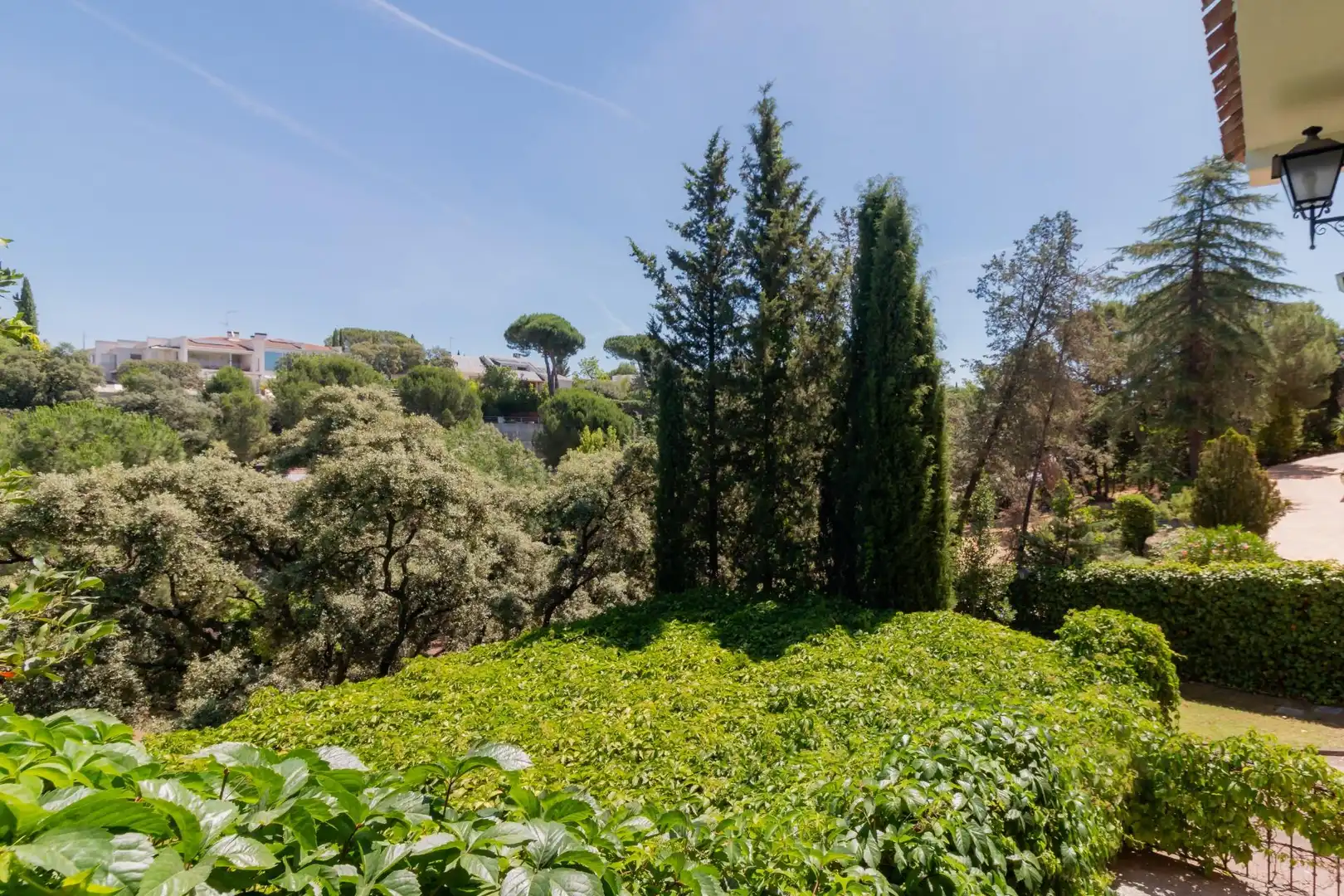 Jardí de Casa o xalet en venda en Las Rozas de Madrid amb Calefacció, Jardí privat i Parquet